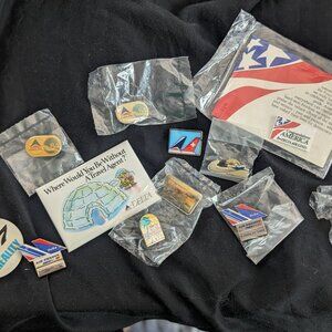 Delta Airlines Vintage Lapel pushback Pin lot